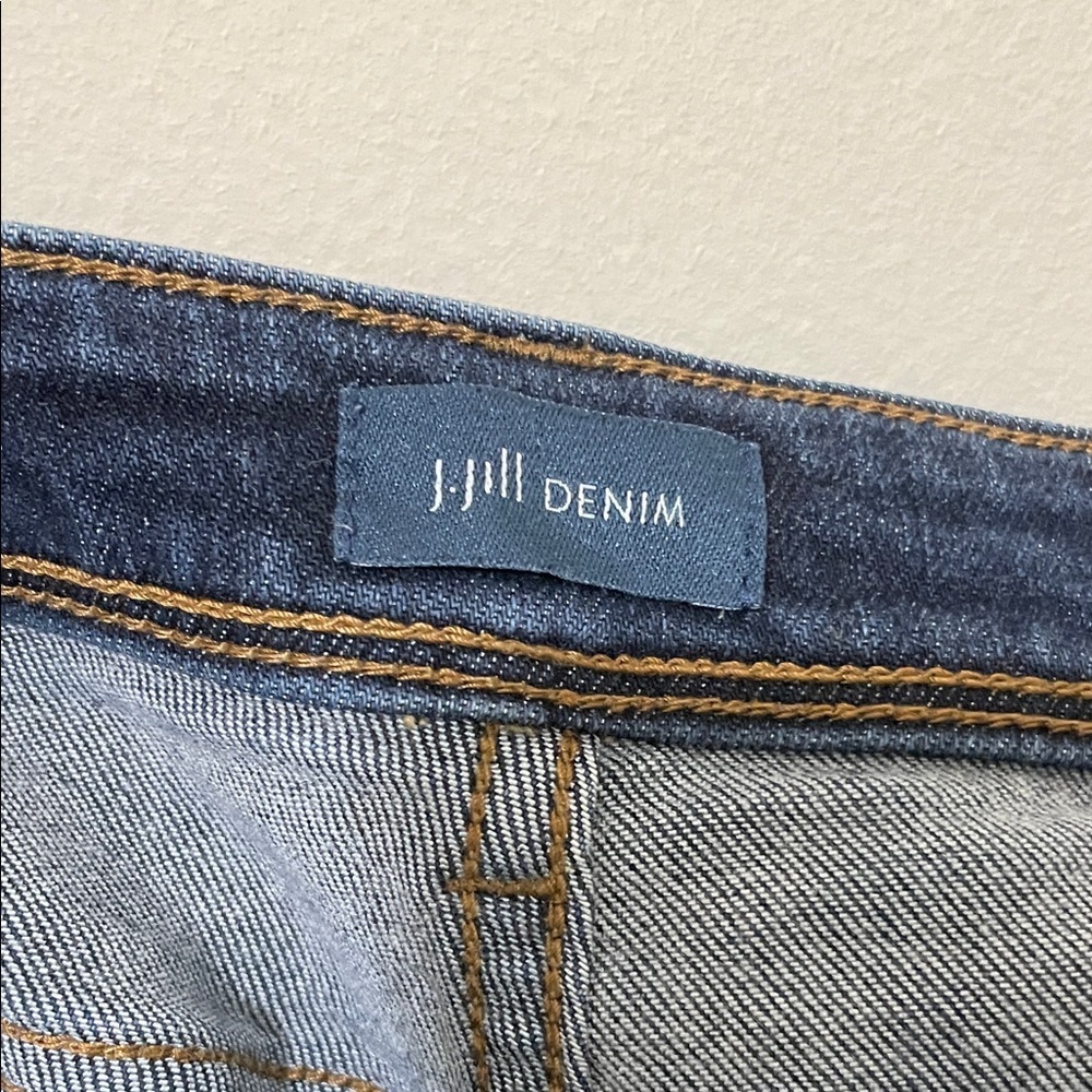 Women's J. Jill High-rise Straight Leg Blue Jeans, Size 10 - Picture 10 of 15